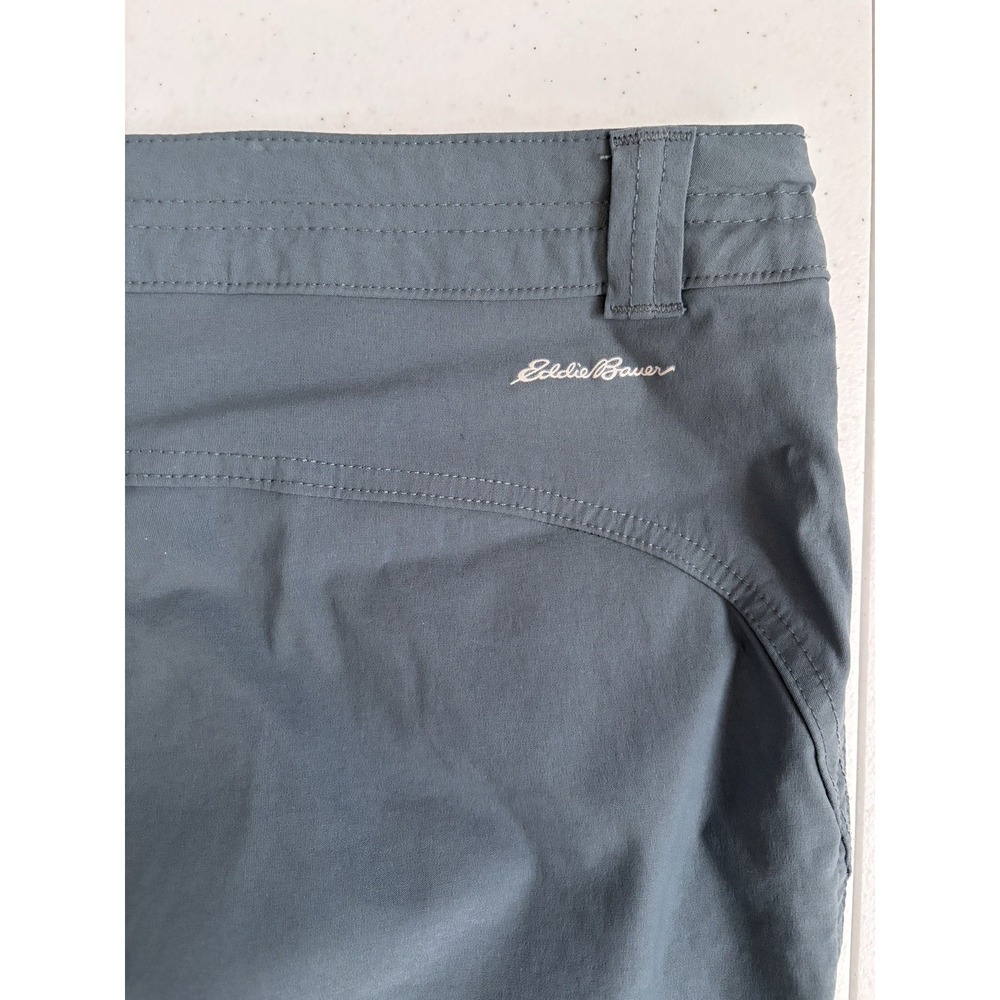Eddie Bauer Women's Size 18 Blue Gray Activewear Outdoors Nylon Capri - Picture 8 of 14